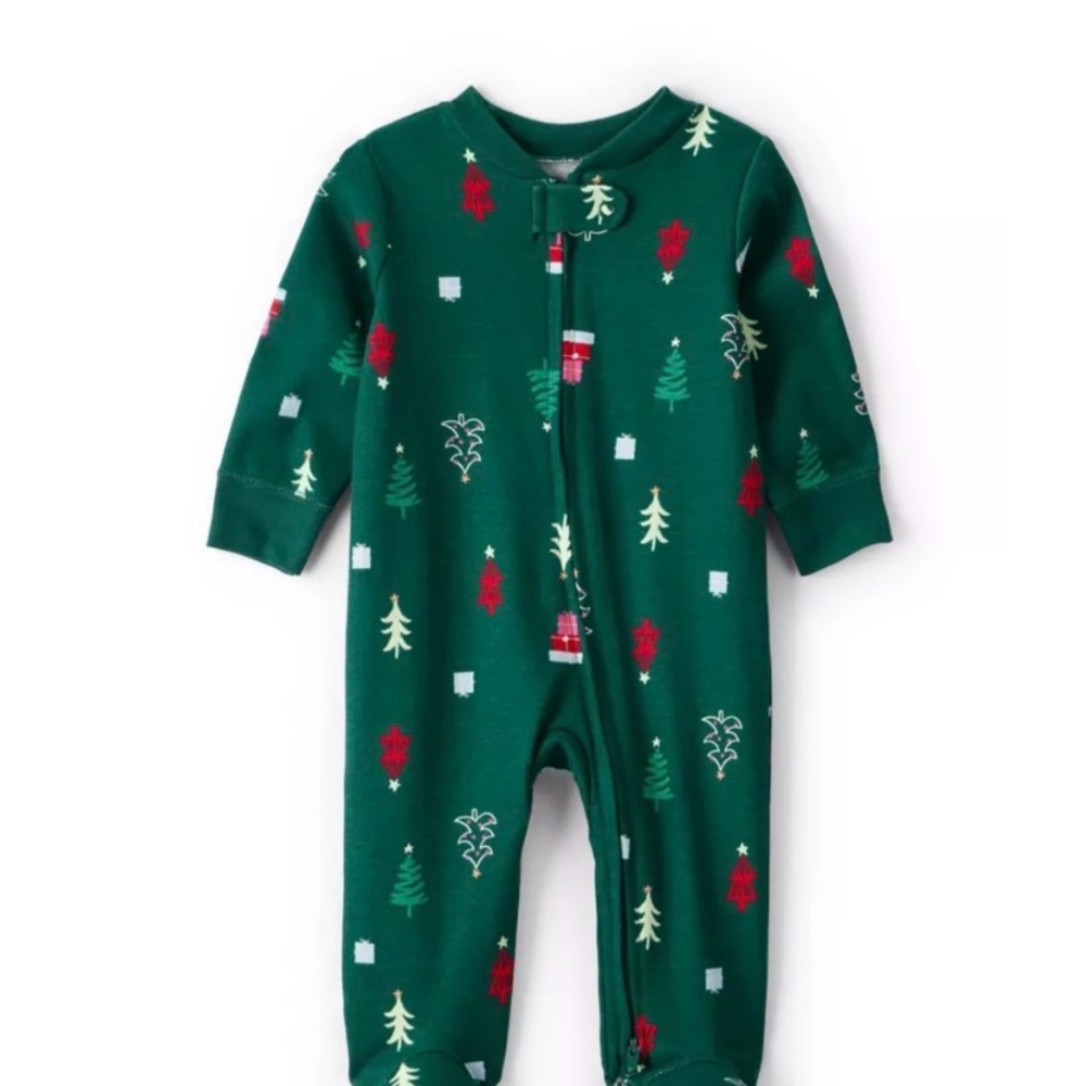 Festive Green Kids One Piece - Picture 3 of 4
